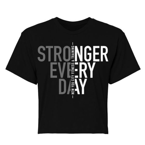 STRONGER EVERY DAY - WOMEN'S CROP T-SHIRT - $LAFPC7$ Thumbnail